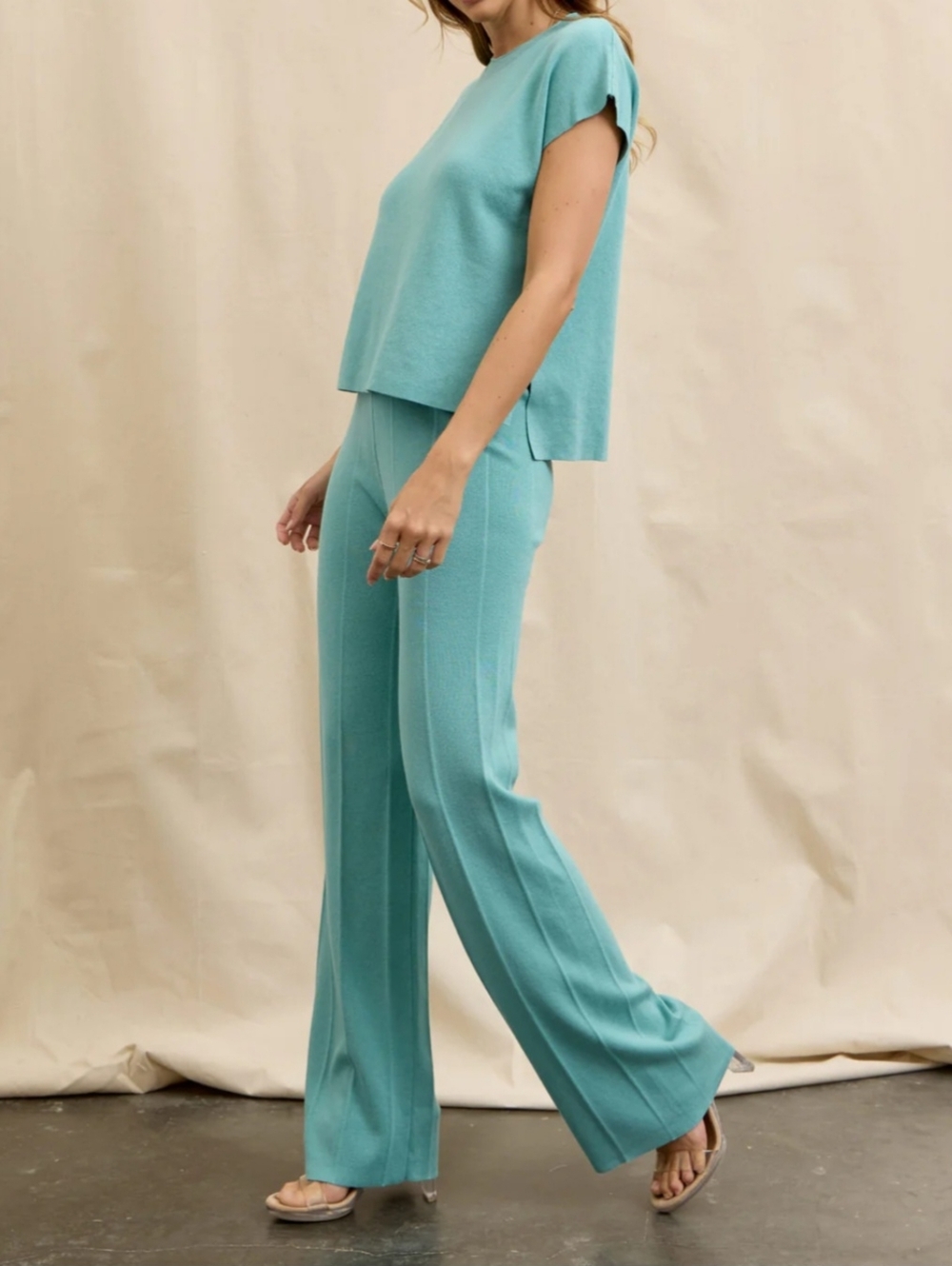 #98387 🛑 S,M,L HIGH END Most Fabulous Aqua 2pc Set - Picture 6 of 10